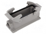 Enclosure: for rectangular connectors | Han | size 24B | PG21 | IP65