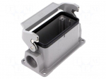 Enclosure: for rectangular connectors | Han | size 16B | with latch