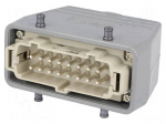 Connector: rectangular | plug | male | EPIC KIT | PIN: 16 | 16+PE | M25