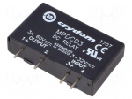 Relay: solid state | Ucntrl: 3&divide;32VDC | 3A | 3&divide;60VDC | THT | SIP | -40&divide;80&deg;C