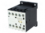 Contactor: 3-pole | NO x3 | Auxiliary contacts: NO | 24VDC | 9A | DIN | BG