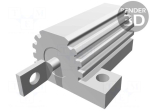 Resistor: wire-wound | with heatsink | screw | 47&Omega; | 16W | &plusmn;5% | 50ppm/&deg;C