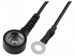 Ground cord | ESD | 1M&Omega; | Len: 3m | 10mm