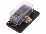 Fuse acces: fuse boxes | fuse: 19mm | 30A | screw | Body: black | UL94V-0