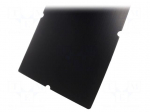 Rigid plastic horizontal dividers | ESD | L: 600mm | W: 400mm | black