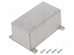 Enclosure: shielding | X: 60mm | Y: 111mm | Z: 54mm | aluminium | natural
