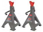 Jack stand | 6000kg | Hmin: 382mm | Hmax: 600mm | 2pcs.