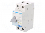 RCBO breaker | Inom: 20A | Ires: 30mA | Max surge current: 250A | IP20