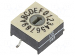 Encoding switch | HEX/BCD | Pos: 16 | SMD | Rcont max: 100m&Omega; | P60