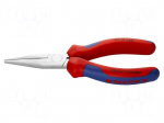 Pliers | flat,elongated | 140mm
