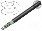 Wire | HELUTHERM&reg; 145 MULTI | 5G1mm2 | stranded | Cu | black | -55&divide;145&deg;C
