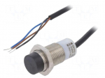 Sensor: inductive | OUT: PNP / NO | 0&divide;8mm | 10&divide;48VDC | M18 | 2m | IP67