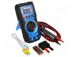 Digital multimeter | LCD | 3,75 digit (4000) | True RMS AC