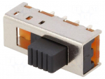 Switch: slide | Pos: 3 | SP3T | 0.3A/30VDC | ON-ON-ON | PCB,THT | 20m&Omega; | MFP