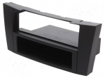 Radio frame | Mercedes | 2 DIN | black