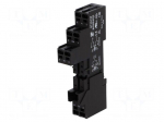Socket | PIN: 8 | 16A | 240VAC | H: 48.3mm | W: 15.8mm | spring clamps | RT/5