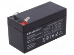 Re-battery: acid-lead | 12V | 1.3Ah | AGM | maintenance-free