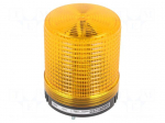 Signaller: lighting | flashing light | amber | S80 | 24VDC | IP44 | 216mA
