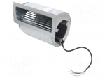 Fan: AC | blower | 230VAC | 172x198x254mm | 599.4m3/h | 55dBA | ball | IP44