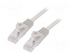 Patch cord | U/UTP | Cat: 6 | RJ45 plug,both sides | stranded | CCA | 10m