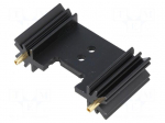 Heatsink: extruded | TO220,TO3P | black | L: 25.4mm | W: 45mm | H: 12.7mm