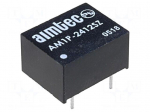 Converter: DC/DC | 1W | Uin: 21.6&divide;26.4VDC | Uout: 12VDC | Iout: 83mA