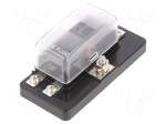 Fuse boxes | 11mm | 30A | screw | Leads: M4 screws | ways: 4 | 32V