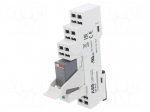 Relay: interface | DPDT | Ucoil: 24VDC | for DIN rail mounting | CR-P