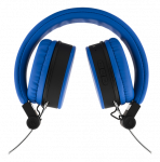 STREETZ Foldable on-ear BT headset, 3.5 mm, blue HL-BT401