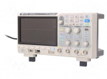 Oscilloscope: digital | Ch: 4 | 200MHz | 1Gsps | 14Mpts/ch | 1n&divide;100s/div