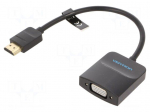 Converter | D-Sub 15pin HD socket,HDMI plug | HDMI 1.4 | 0.15m