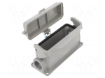 Enclosure for connectors: HDC | IP65 | Han&reg; B | Locking: with latch