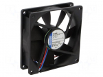 Fan: DC | axial | 24VDC | 92x92x25mm | 102m3/h | 39dBA | slide | 3250rpm