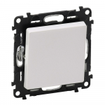 CHANGEOVER PUSH-BUTTON 6A WHITE VALENA LIFE