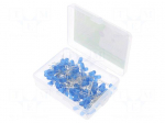 Diode: LED-kit | THT | 5mm | 100pcs | blue | 2.7&divide;3.4VDC | plastic box