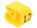 Markers | Marking: L2 | 8&divide;16mm | PVC | yellow | -30&divide;60&deg;C | leaded | PA-3