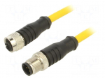 Cable: for sensors/automation | M12 | PIN: 5 | 2m | plug | 250VDC | 250VAC