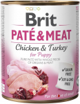BRIT Pat&eacute; & Meat Puppy - 800g