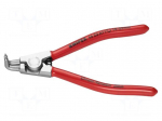Pliers | for circlip | external | 10&divide;25mm | Pliers len: 125mm | angular