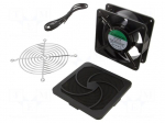 Fan: AC | axial | 230VAC | IP20 | 124x124x55mm