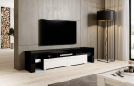 Cama TV stand TORO 200 black/white gloss