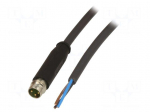 Cable: for sensors/automation | M8 | PIN: 3 | straight | 1.5m | plug
