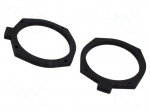 Spacer ring | MDF | 200mm | Porsche | impregnated | 2pcs.