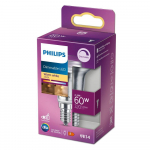 PHILIPS LED stikla 60W R50 E14 Silti balta 2700K 36D dimmējama  reflektora spuldze 8718699774219 929001891250