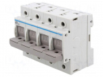 Fuse disconnector | D02 | for DIN rail mounting | 63A | 400V | Poles: 4