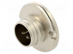 Connector: M25 | socket | male | Plating: silver plated | 250V | 10A | 691