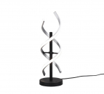 Trio Sequence LED table lamp brushed aluminium/matt black gaismeklis 541810205 4017807541748