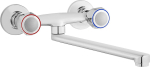 Wall-mounted kitchen faucet