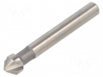 Countersink | high speed steel | &Oslash;: 12.4mm | aluminium,metal,steel