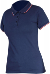 Jalan&otilde;ud, t&ouml;&ouml;riided | Isikukaitsevahendid // T&ouml;&ouml;-, kaitse-, k&otilde;rgn&auml;htavusega riided // Koszulka polo damska 190g/m2, granatowa, "3xl", ce, lahti